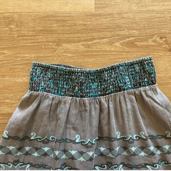 COPY - Free People skirt Boho festival hippy linen blend M fairy core peasant - Picture 2 of 8